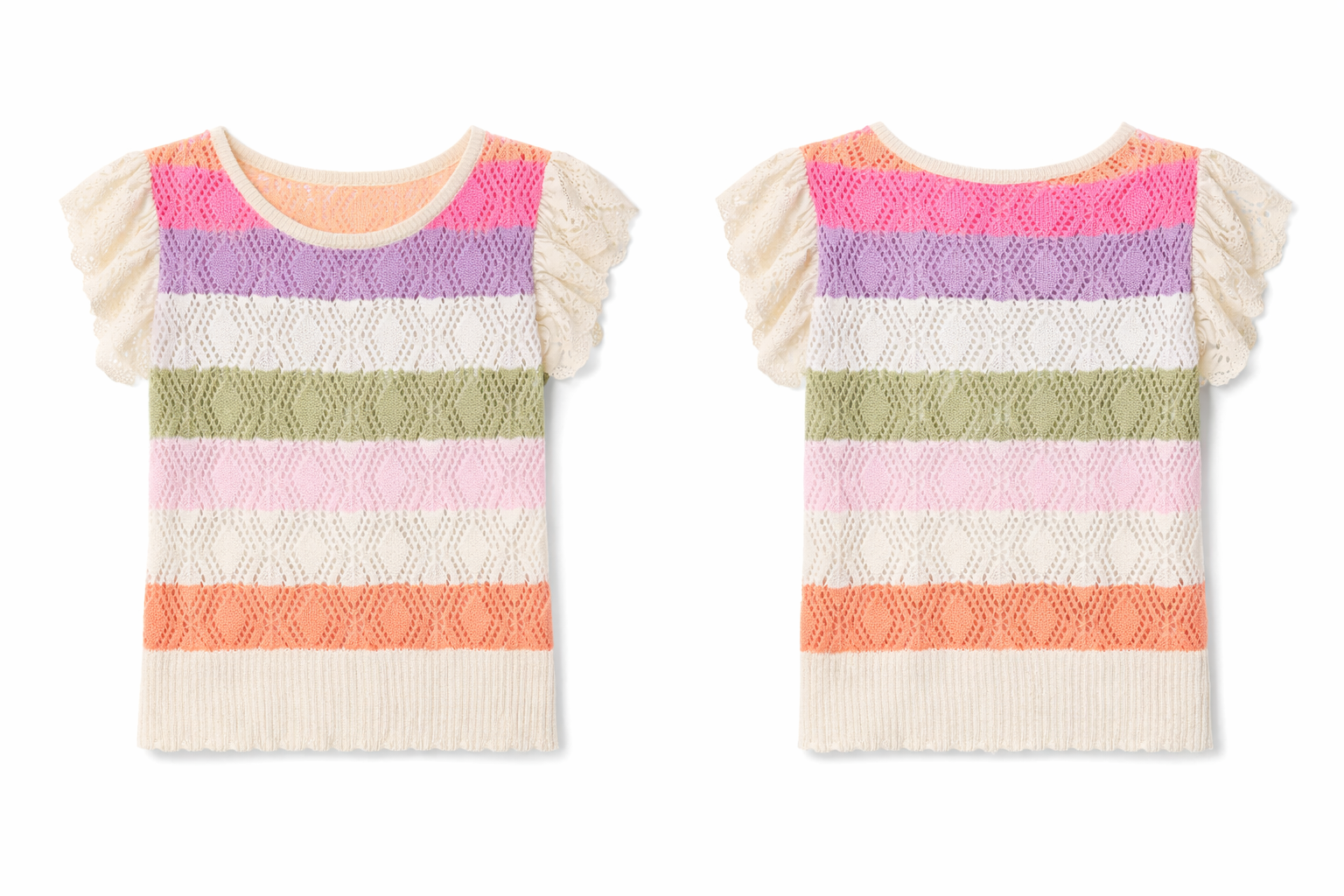 Sunshine Bliss Pointelle Knit Top